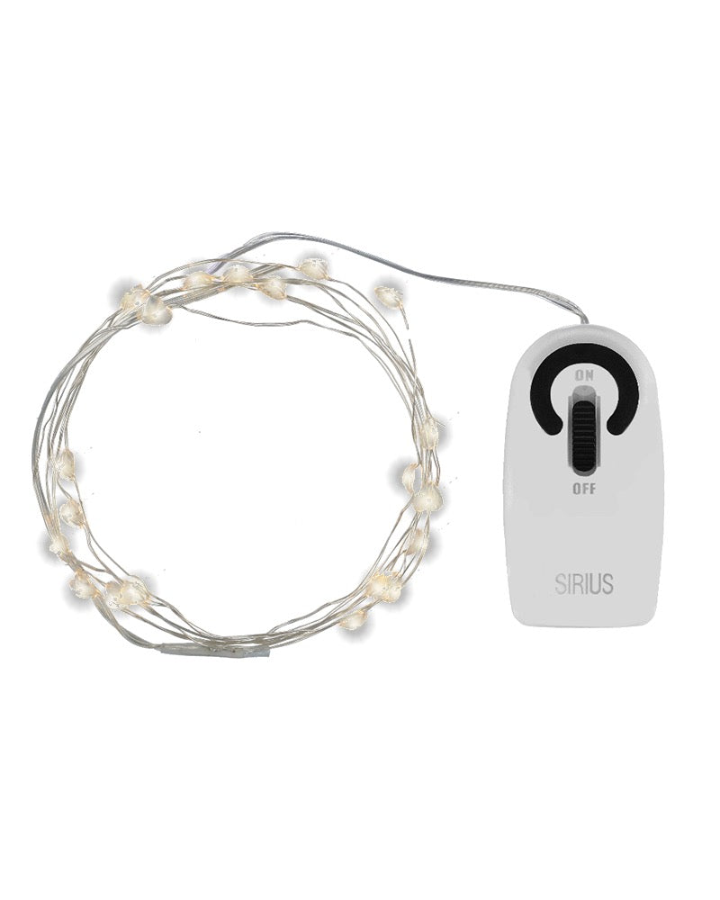 Lærke hjerte lyskæde - 1,9 m.